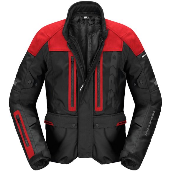 Motorcycle Jacket Spidi Traveler 3 Universal Evo - Black / RedRef: SPI0634