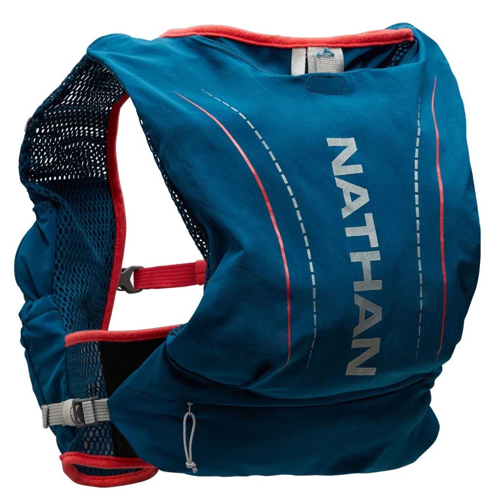 Nathan Sports VaporAiress 2 Lite Women's Hydration Vest - 4L - marine blue / hibiscus