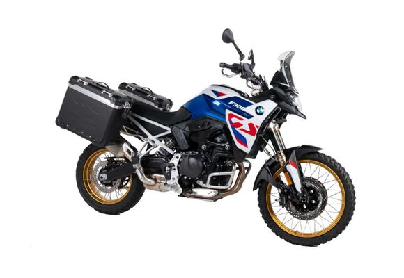 Touratech ZEGA Evo X suitcase With 38/38 offset - Gray support included - Black anodizedBMW 900 F 900 GS - 2024 - 2026Ref: Trt00996A / 01-083-6817-0
