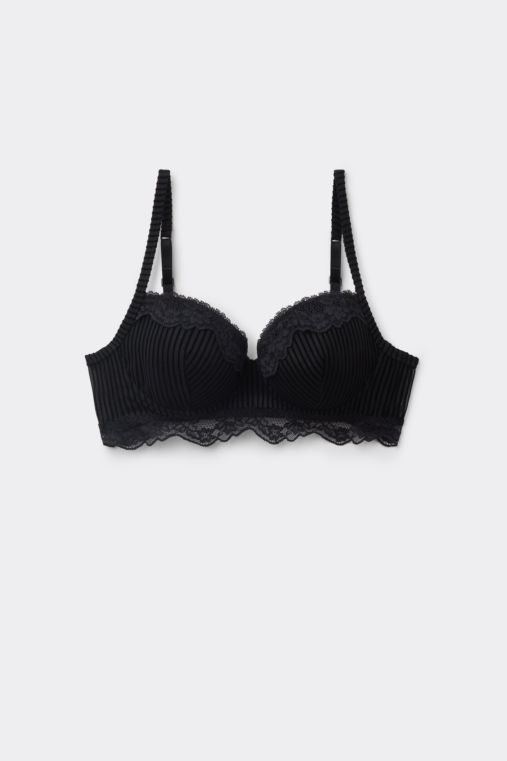 Wien Glam Rib Slightly Padded Balconette Bra