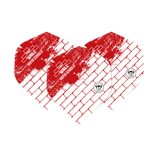 Bulls Metrixx Martin Schindler White Red No2 Standard Flights