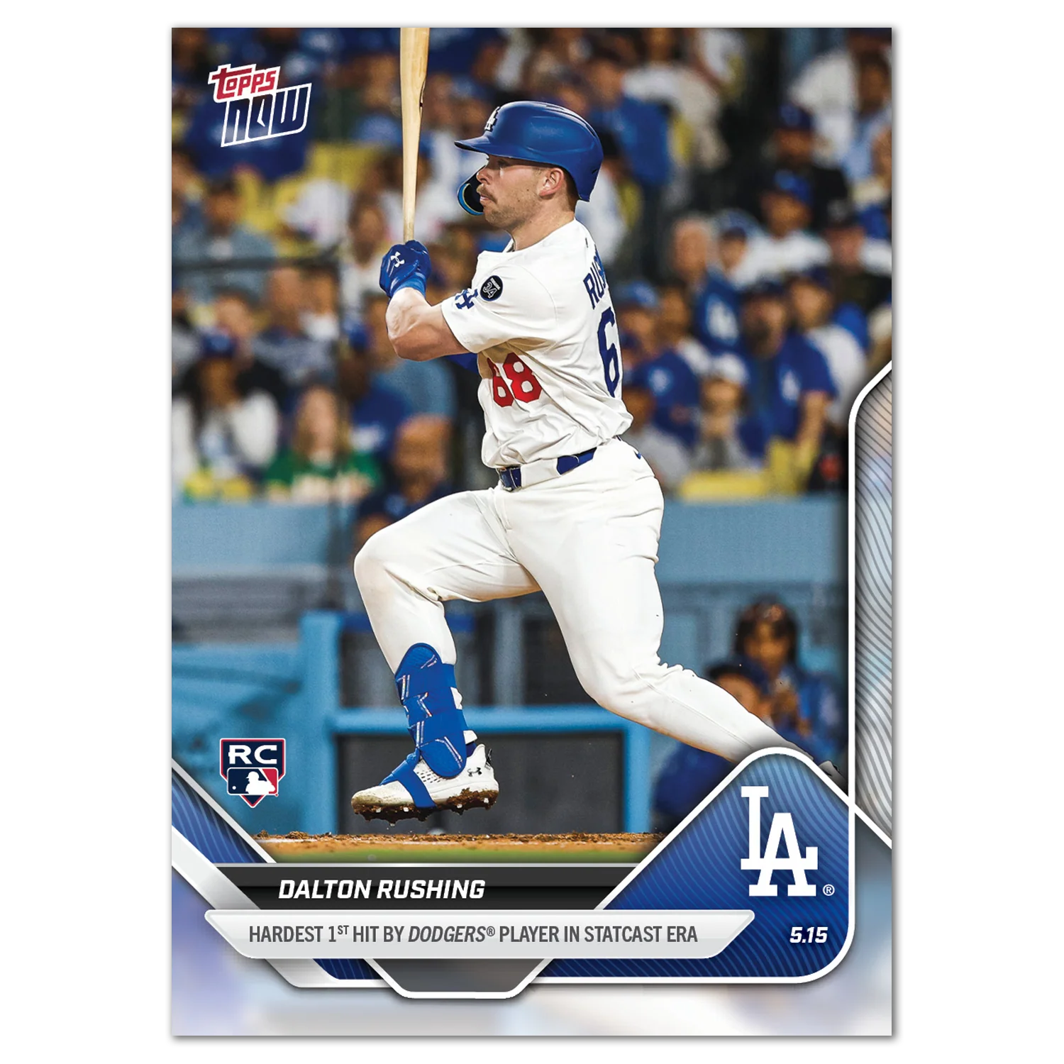 Dalton Rushing - 2025 MLB Topps NOW® - Card 183