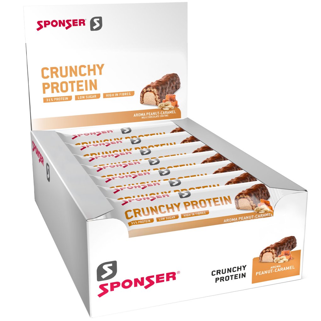 SPONSER Crunchy Protein Bar - 12x50g