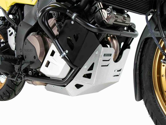 Hepco & Becker aluminum engine guard - Alu/anodised aluminum?SUZUKI 1050 V-STROM 1050 XT - 2020 - 2022Ref: Hbe04513A / 8113544 00 12