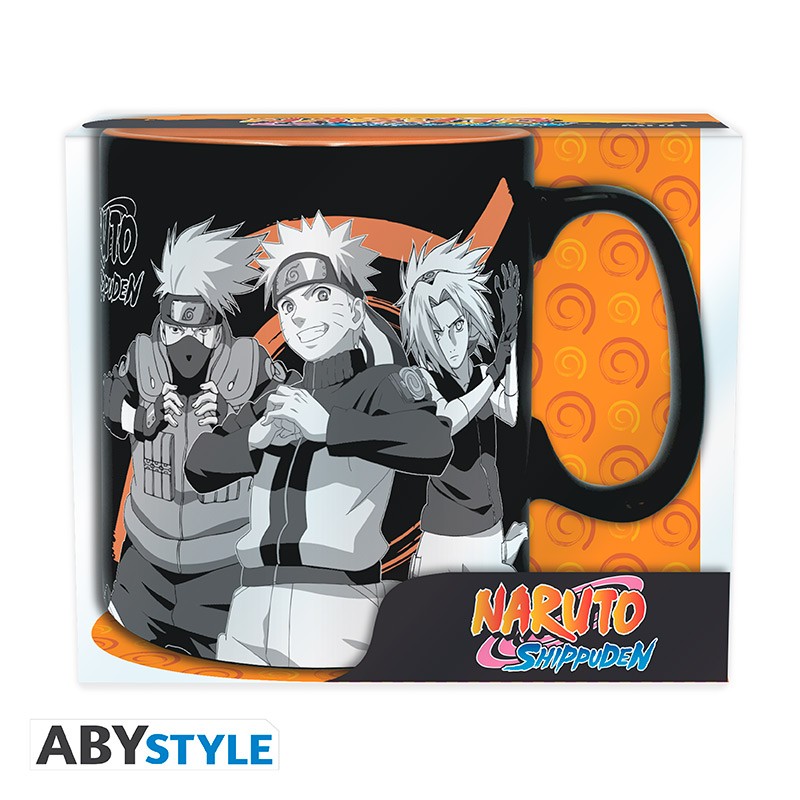 NARUTO SHIPPUDEN Mug Group black & white