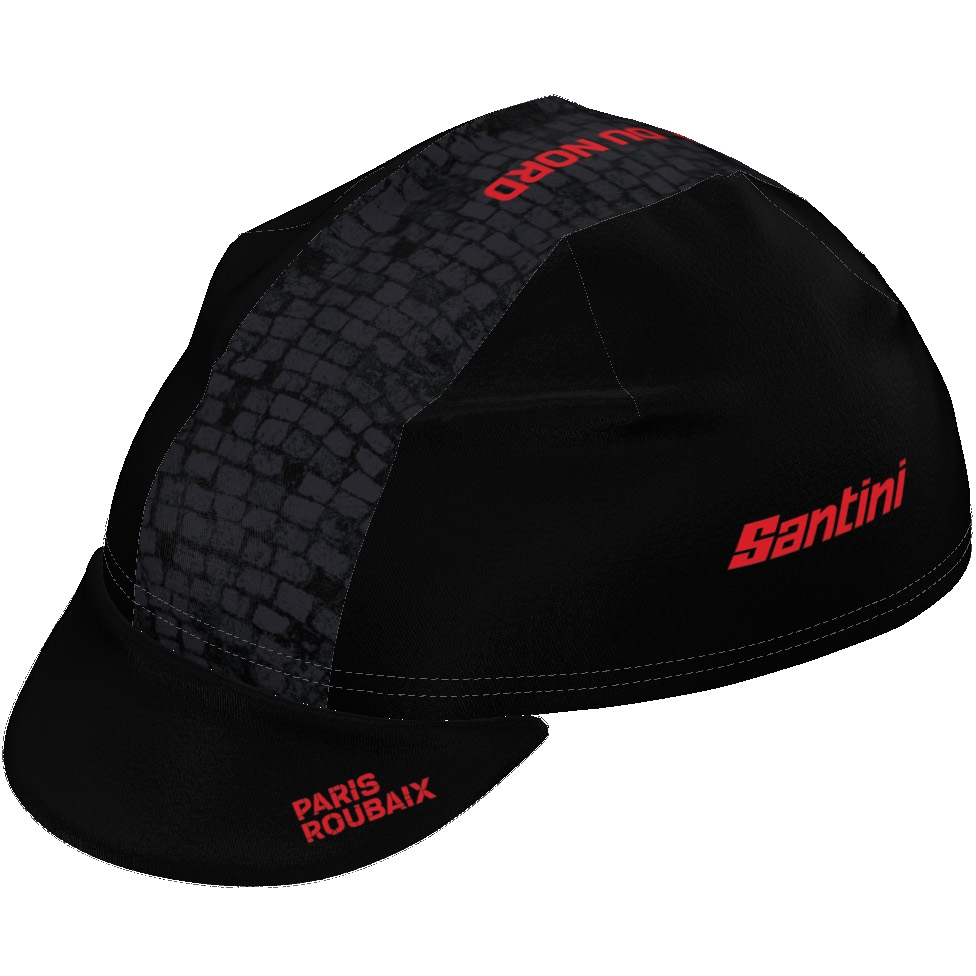 Santini Paris-Roubaix Cycling Cap RE460COTPAVES - black NE