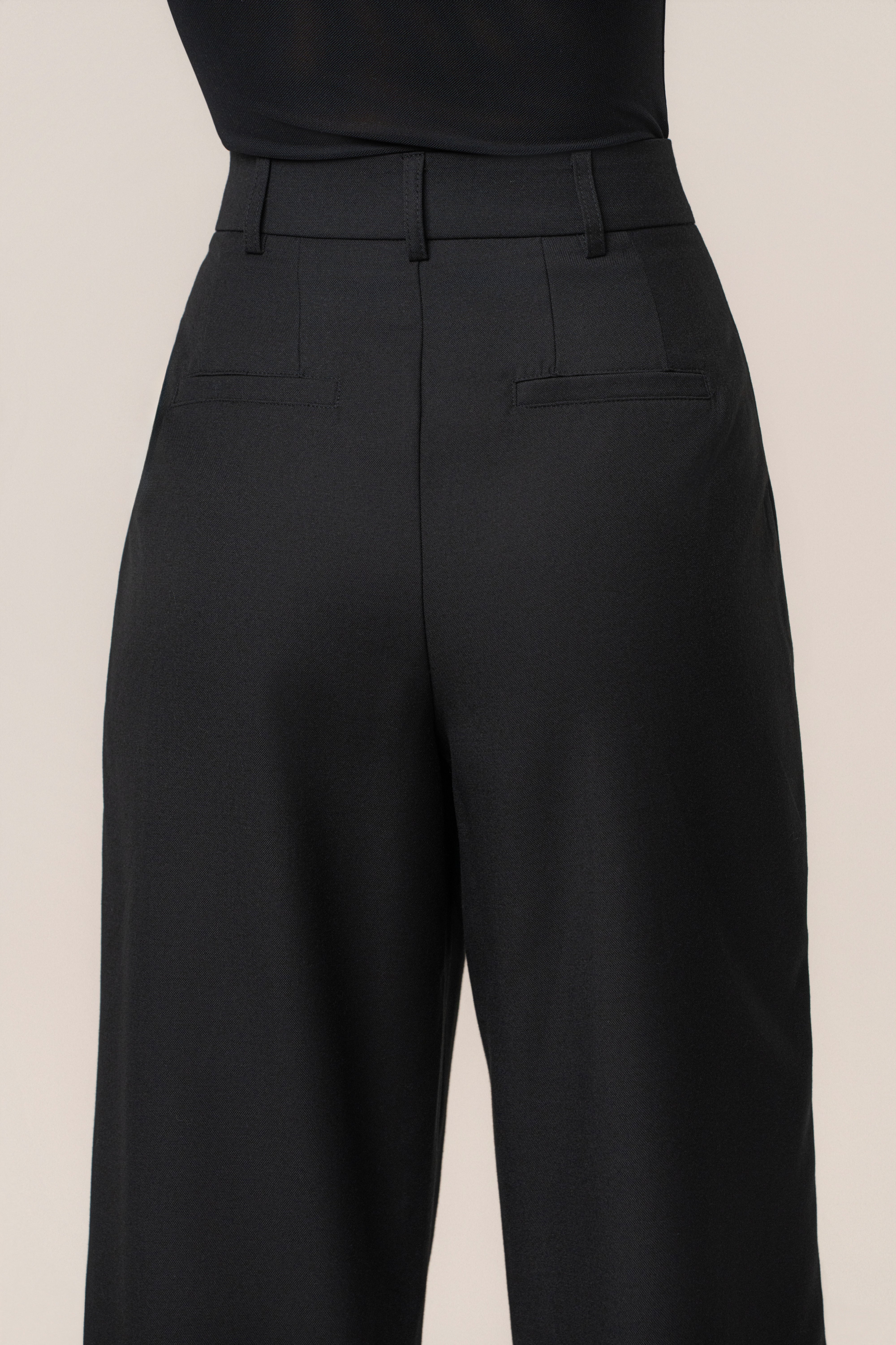 Black Refined Moments Trouser