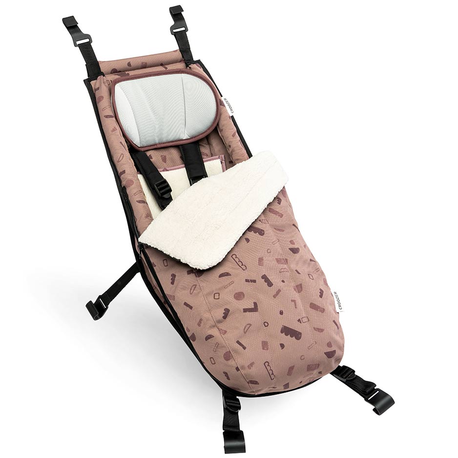 Croozer Winter-Set for Baby Seat from Model Year 2018 - berry/collection