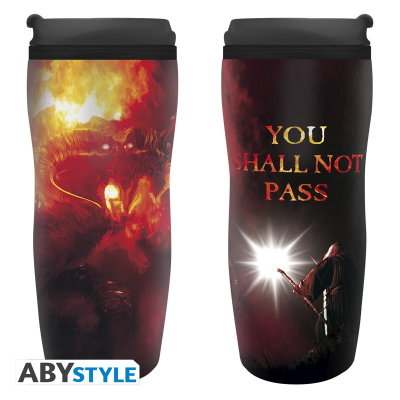 LORD OF THE RINGS Travel Mug You shall not pass
