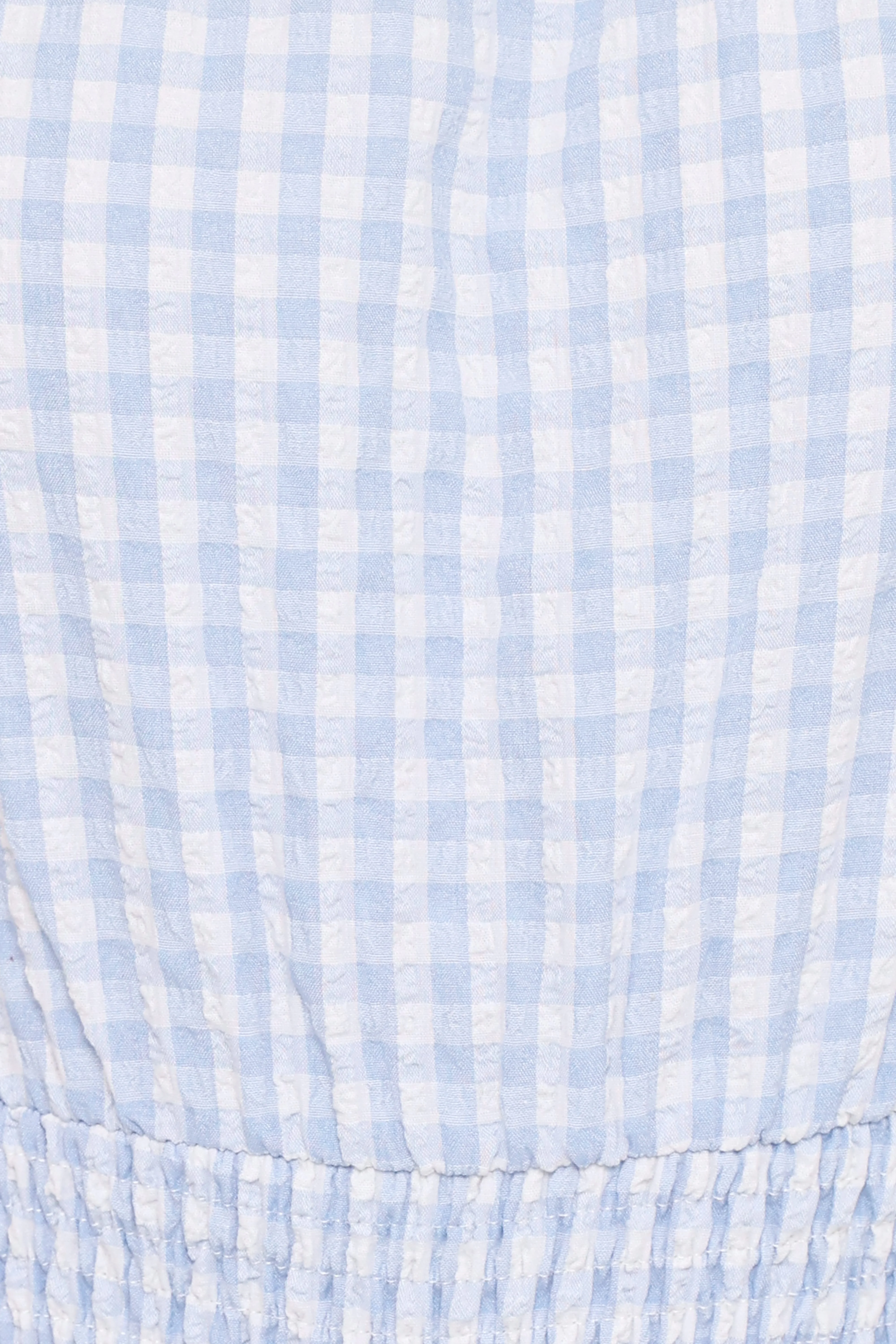 Felicity Romper - Blue Gingham