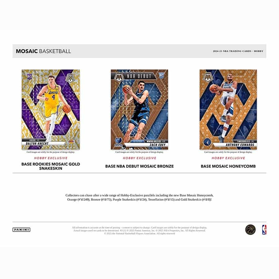 2024/25 Panini Mosaic Basketball NBA Hobby Box