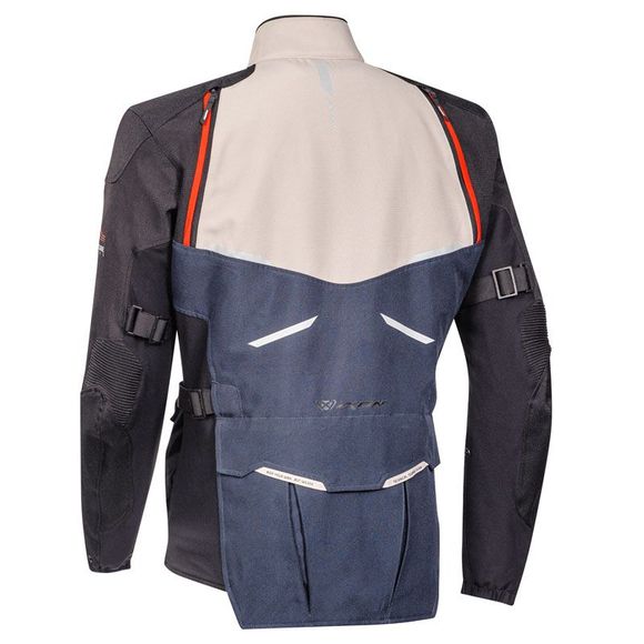 Ixon EDDAS Motorcycle Jacket - Grey / BlueRef: IX1435-C59073