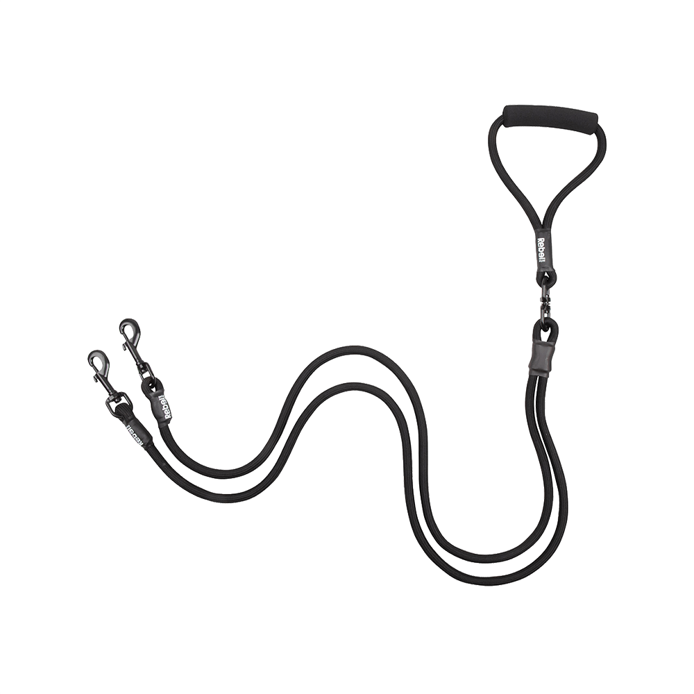 Rebel Petz Adjustable Duo Leash - 1 piece - S