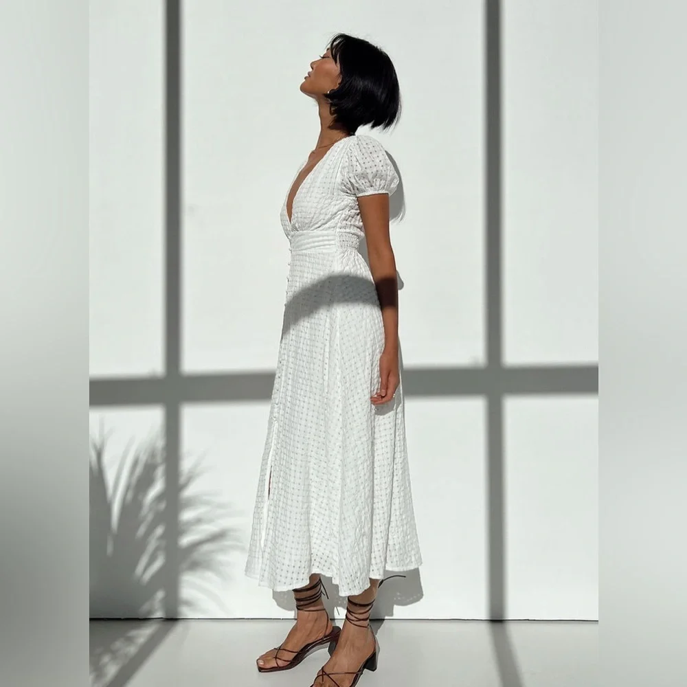 Attal Midi Dress White