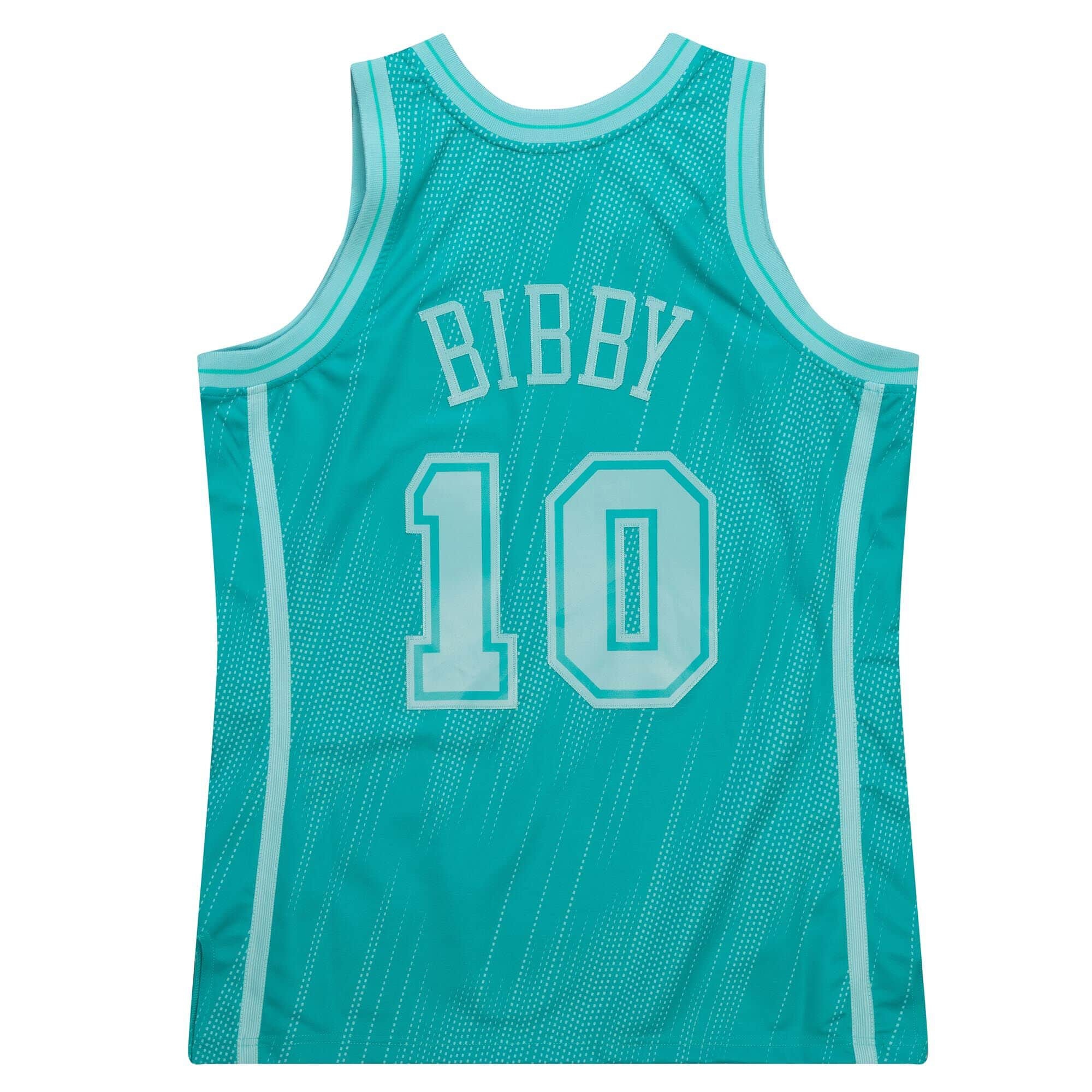 Mike Bibby #10 Vancouver Grizzlies Monochrome Mitchell & Ness Swingman NBA Jersey Teal