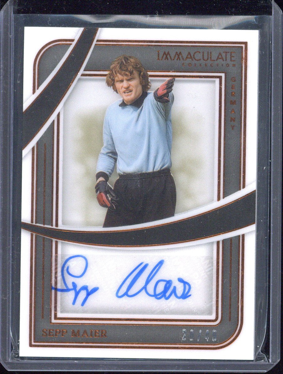 2024-25 Panini Immaculate Sepp Maier Autograph /49