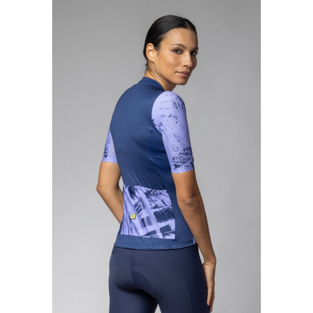 Alé PR-E Palm Short Sleeve Jersey Women - blue