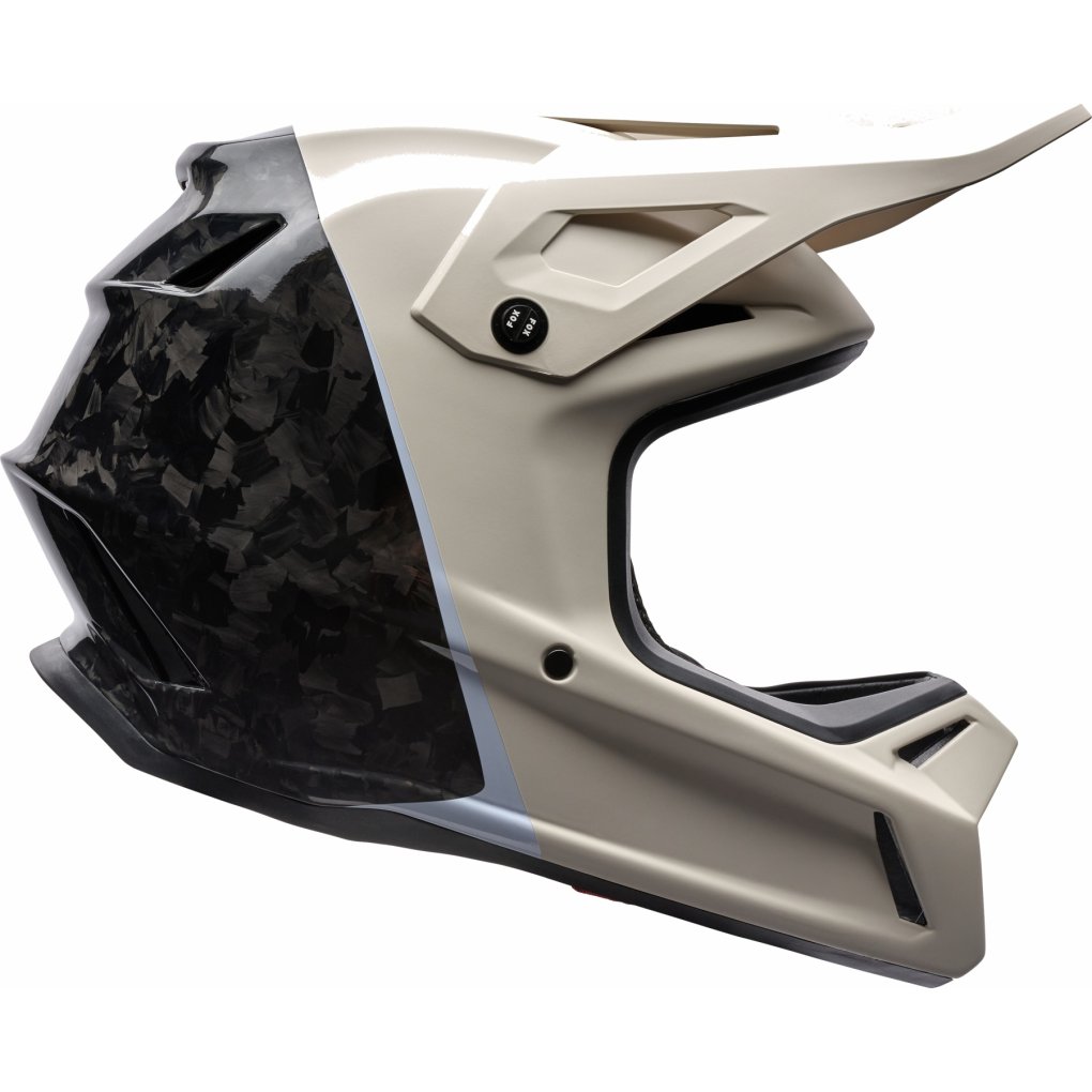 FOX Rampage RS Carbon MIPS Full Face Helmet - Splice - chalk