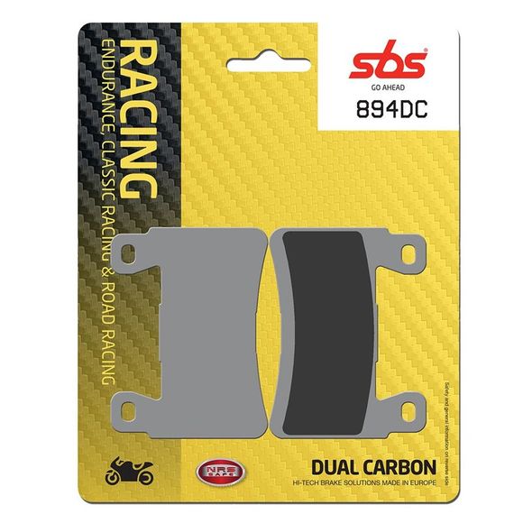 SBS 894DC Racing Carbon Front brake padsRef: 894DC / 894060