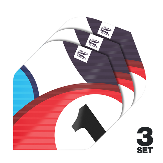 Target Pro Ultra Chicane Blue No2 Standard Flights - 3 sets