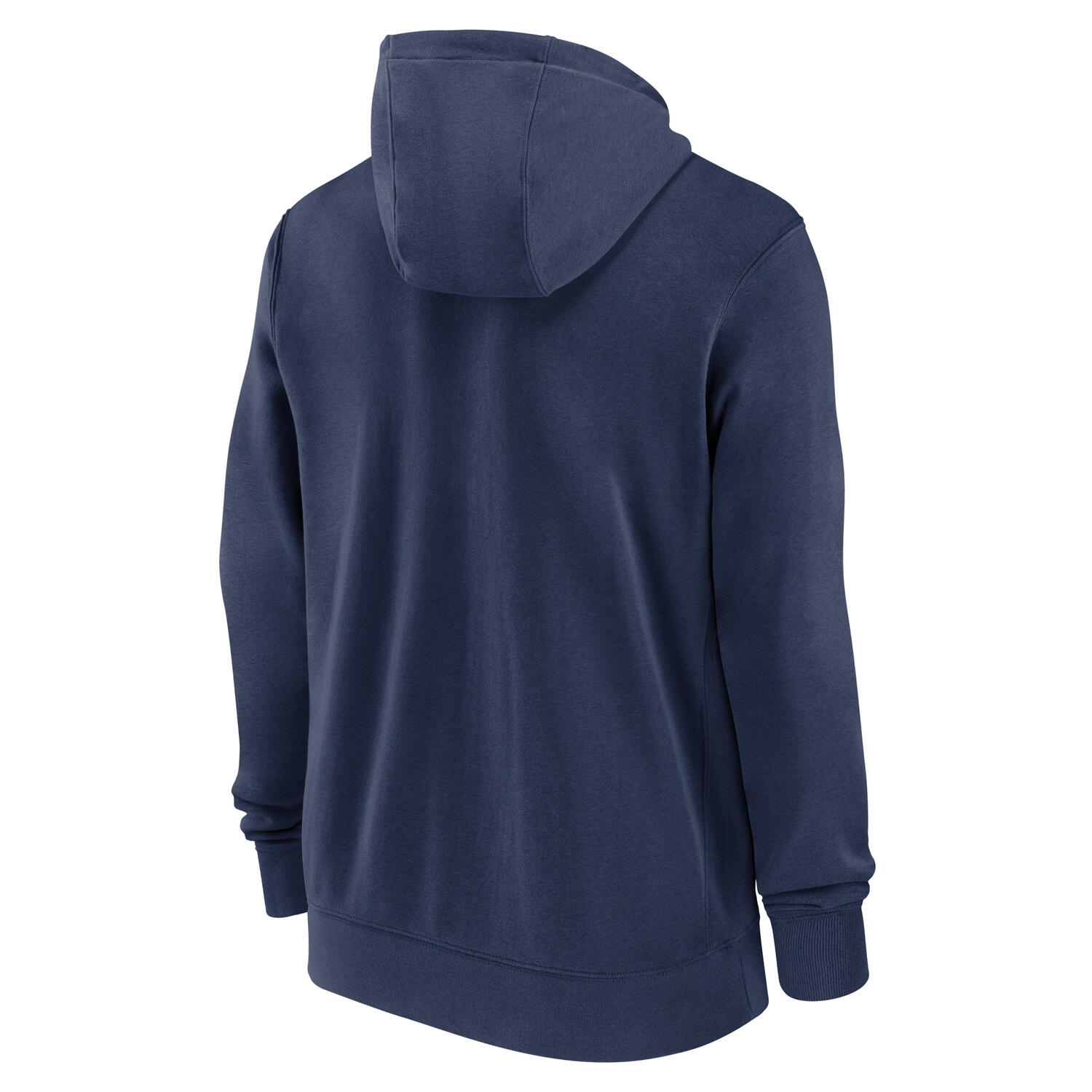 Atlanta Braves Knockout Script MLB Full-Zip Hoodie Navy