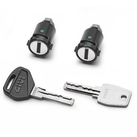 Givi luggage barrel LOT OF 2 Smart Security Lock + OBKEV / OBKEVS Universal security keyRef: gi2288 / slr102