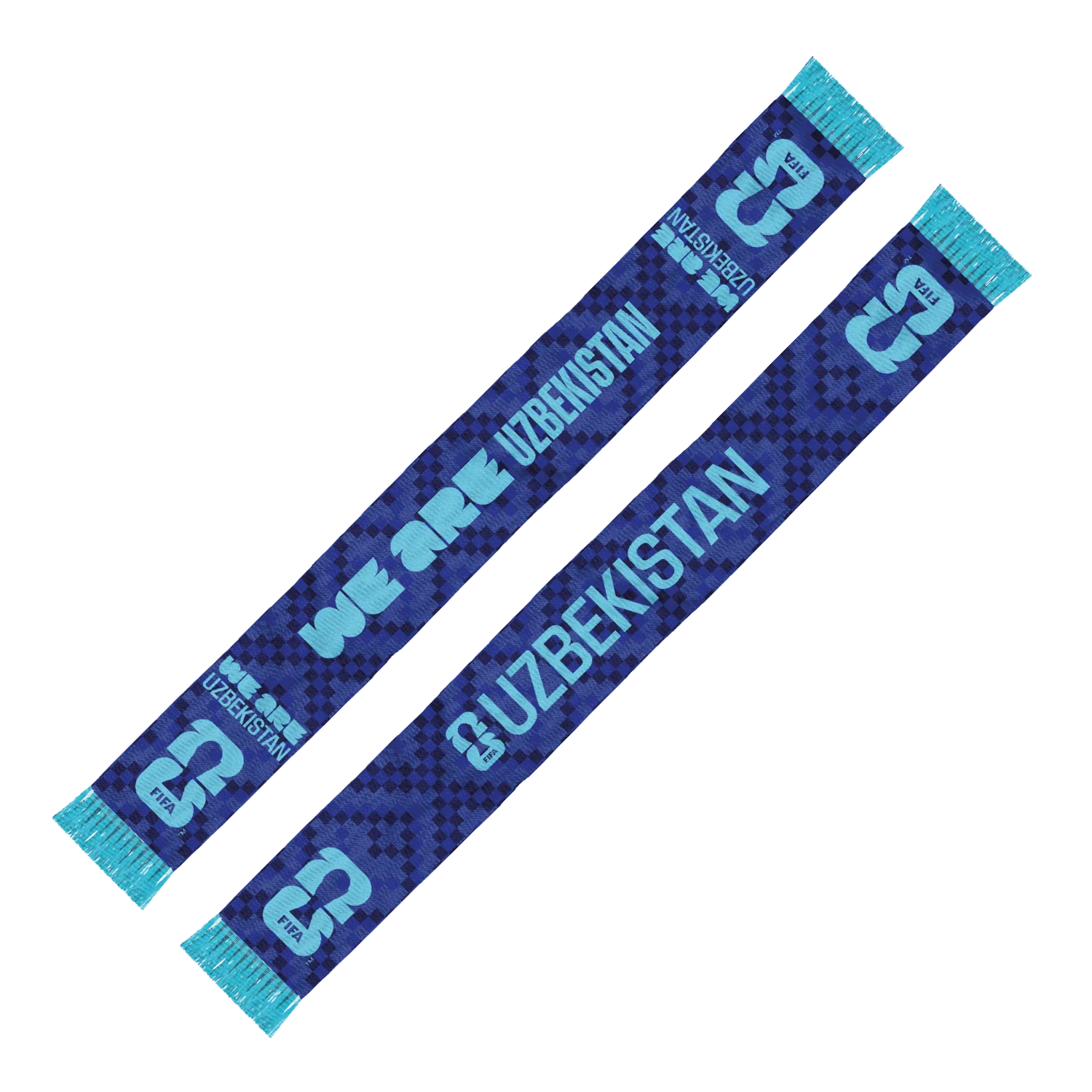 2026 Soccer Fan Collection 'We Are' Uzbekistan Scarf