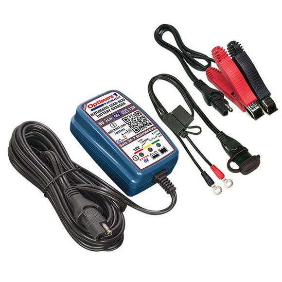 Tecmate OPTIMATE 1 battery charger - TM400-A voltmatic UniversalRef: TM400A