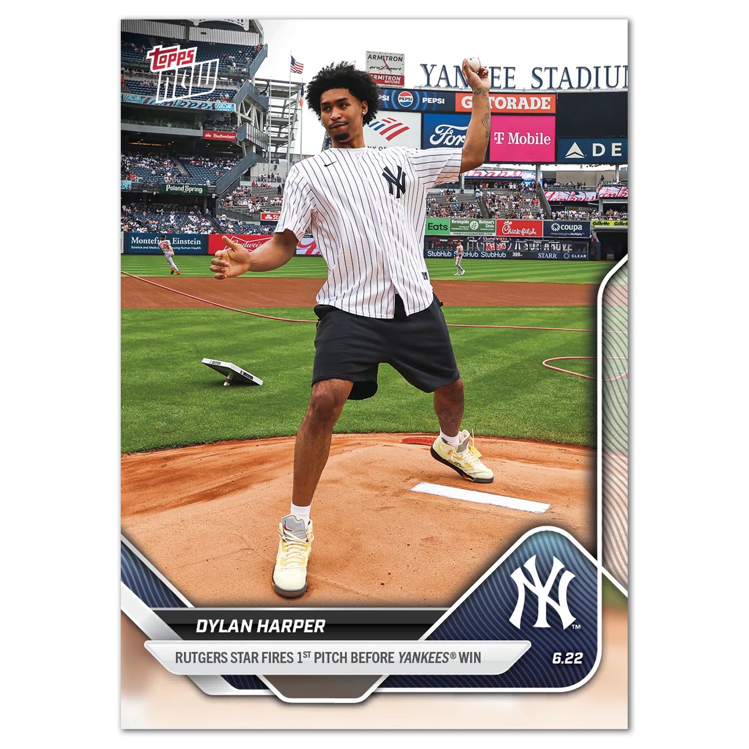 Dylan Harper - 2025 MLB Topps NOW® - Card 340
