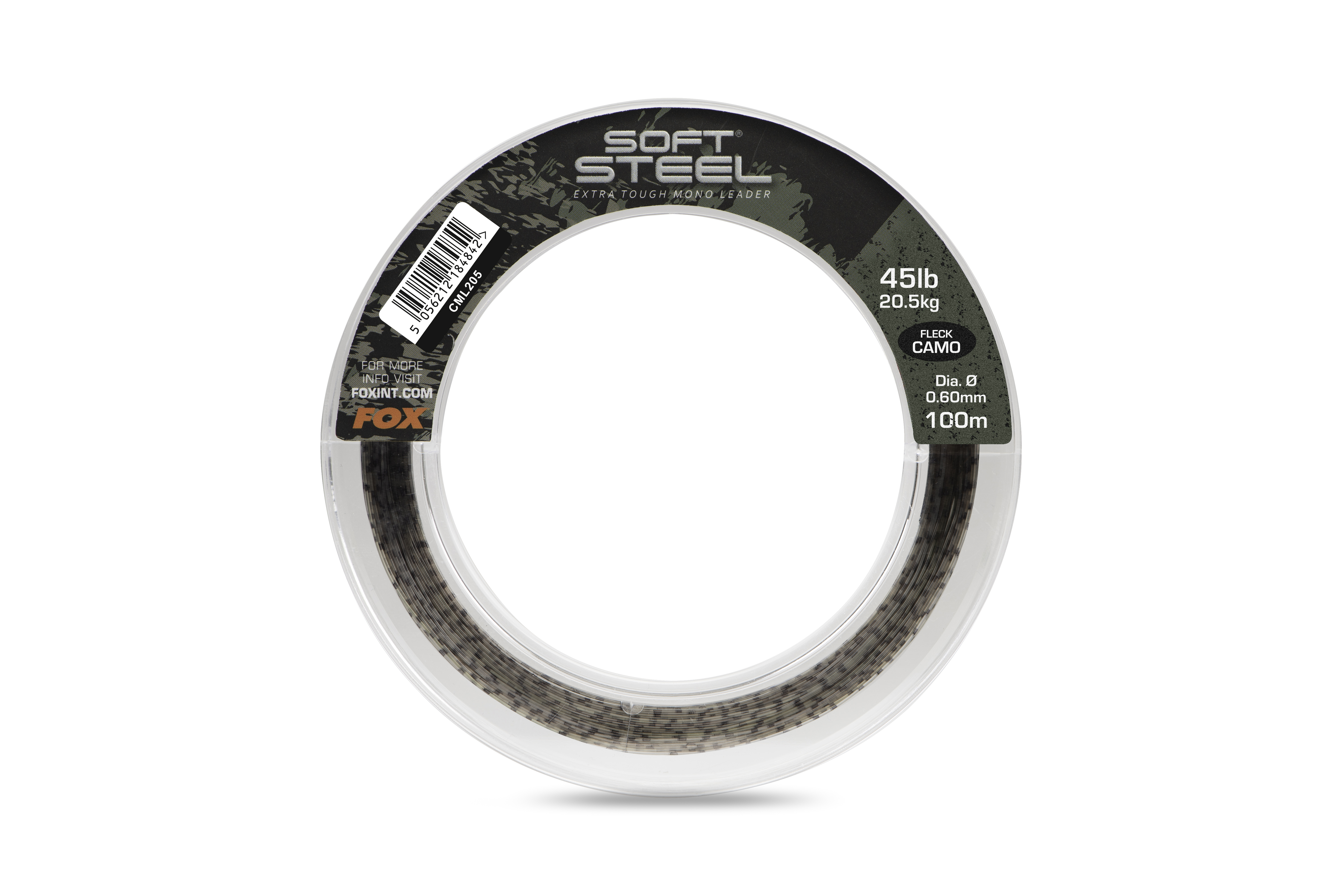 Fox Soft Steel Fleck Camo Leader