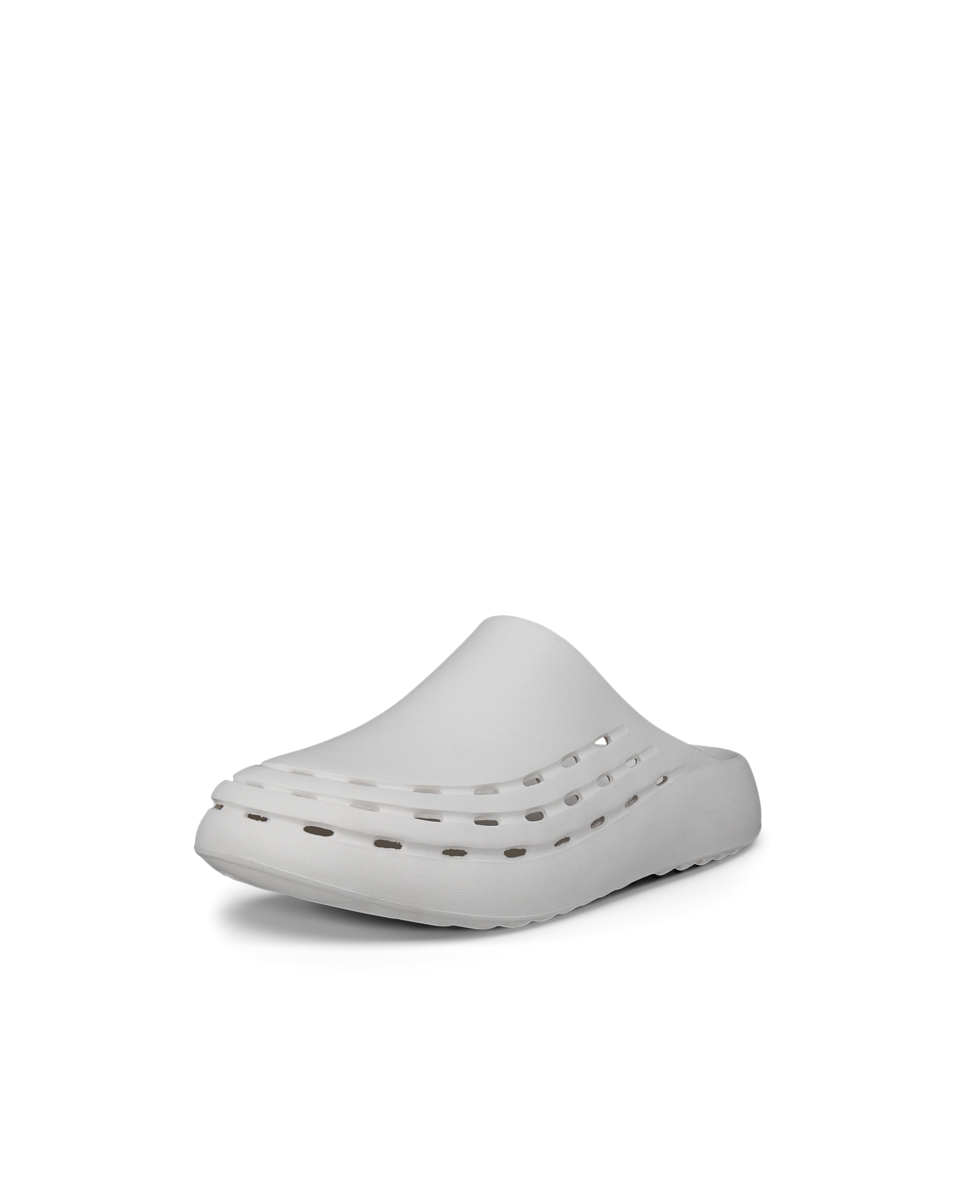 ECCO COZMO SLIDE Unisex Pantolette Weiß