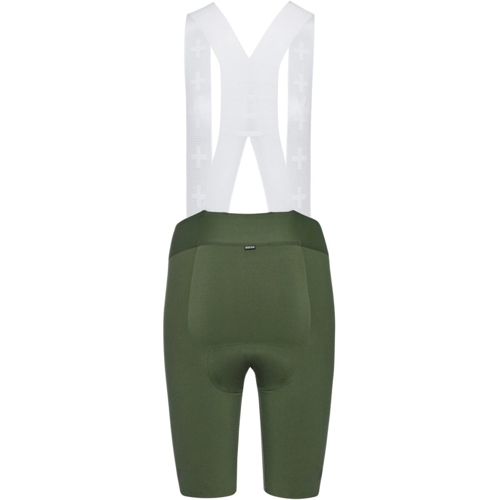 GOREWEAR Distance Bib Shorts+ 2.0 Women - utility green BH00
