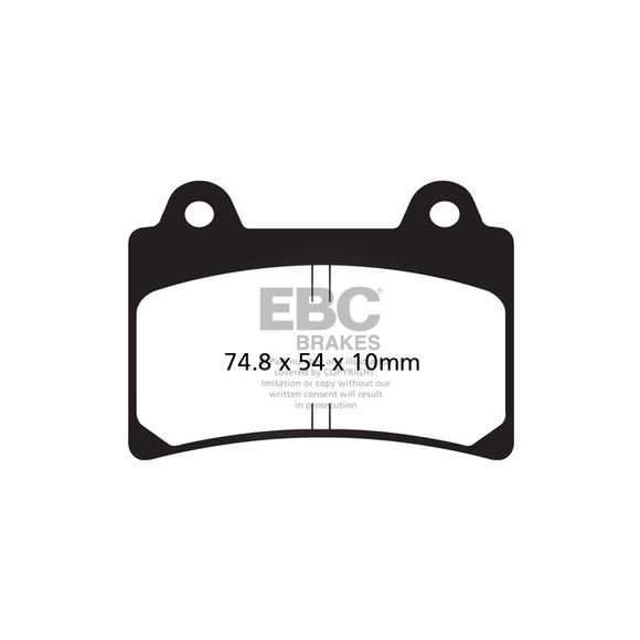 EBC Sinter Metal Sintered Brake Pads Front/Rear (model dependent)Ref: FA123HH
