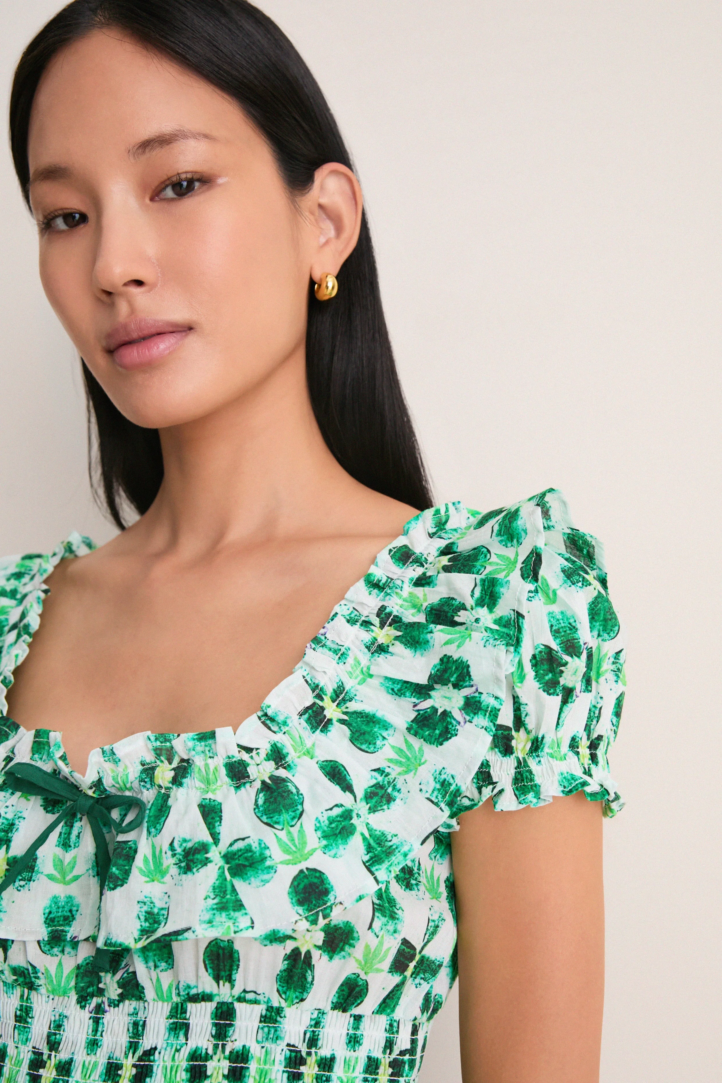 Green Aura Lowen Dress