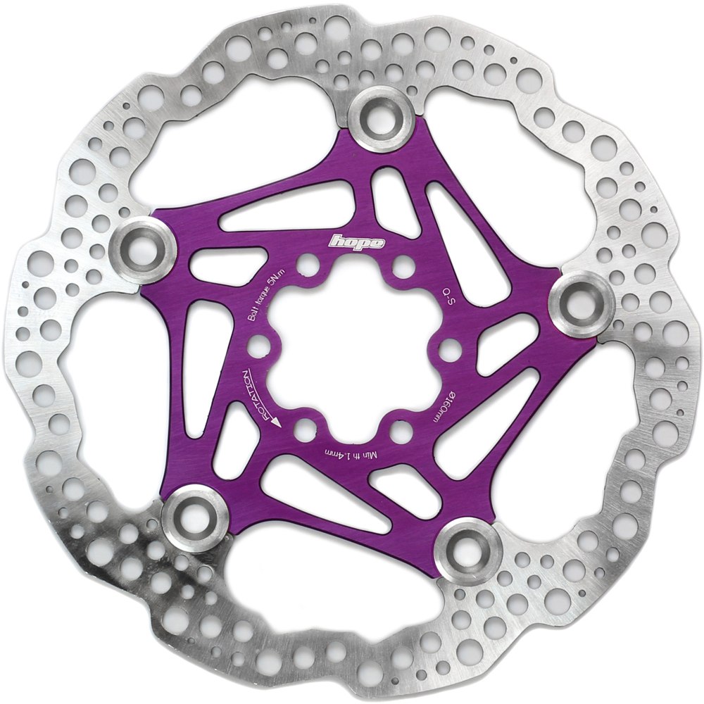 Hope Floating Rotor - 6-Bolt - purple