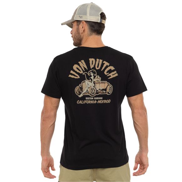 Von Dutch HOT Short Sleeve T-Shirt - BlackRef: VDH0470