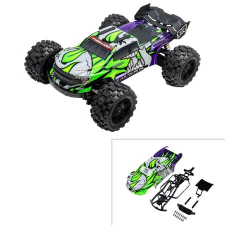 Pro-Line Limited Edition Pre-Cut/Pre-Painted Brute Ghostfire Body w/ Clipless System for ARRMA MINI KRATON