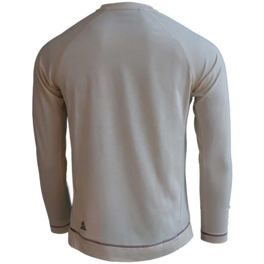 Zimtstern PureFlowz Eco Long Sleeve Shirt Men - Cream