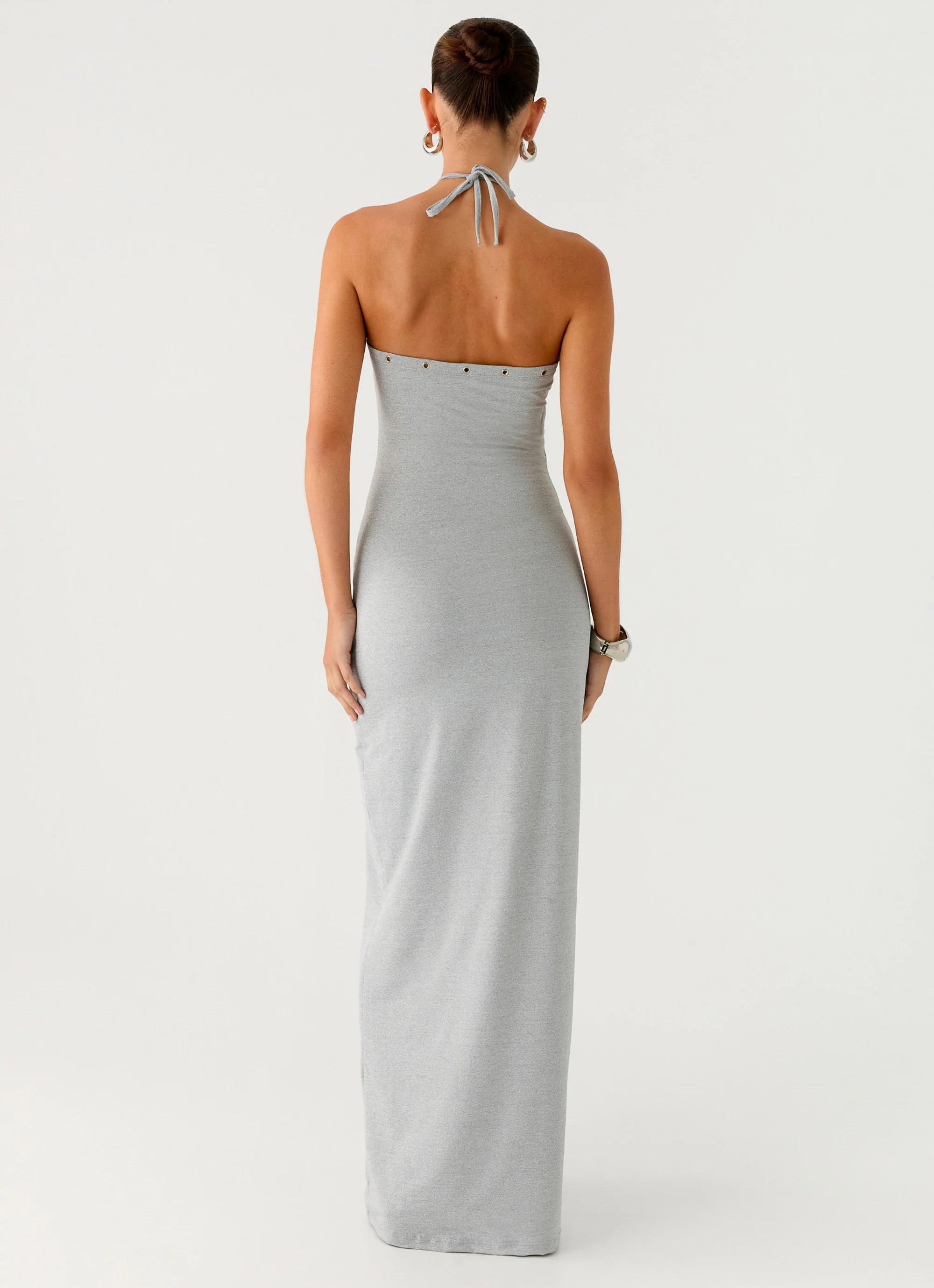 Off The Bass Maxi Dress - Grey
