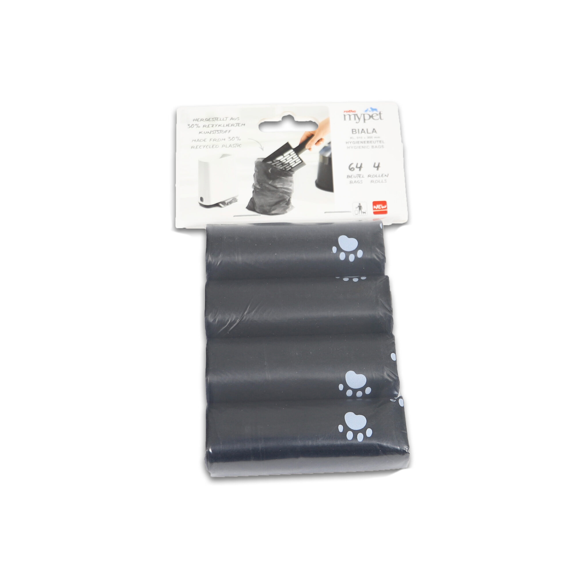 Rotho Hygiene Bags Biala - Black - 4 x 16 pcs.