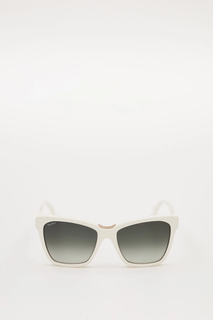 Square sunglasses - WHITE