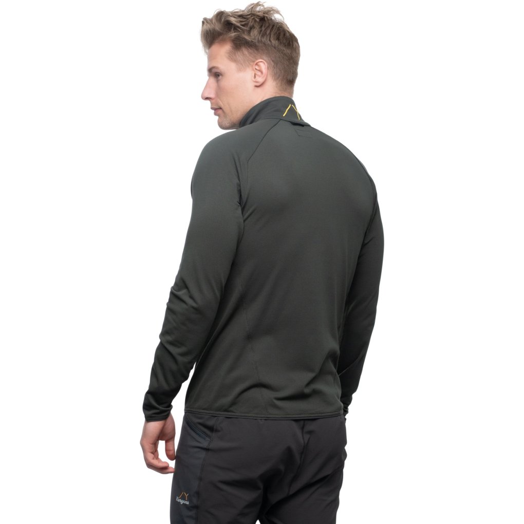 Bergans Y LightLine Essence Midlayer Jacket Men - dark shadow grey