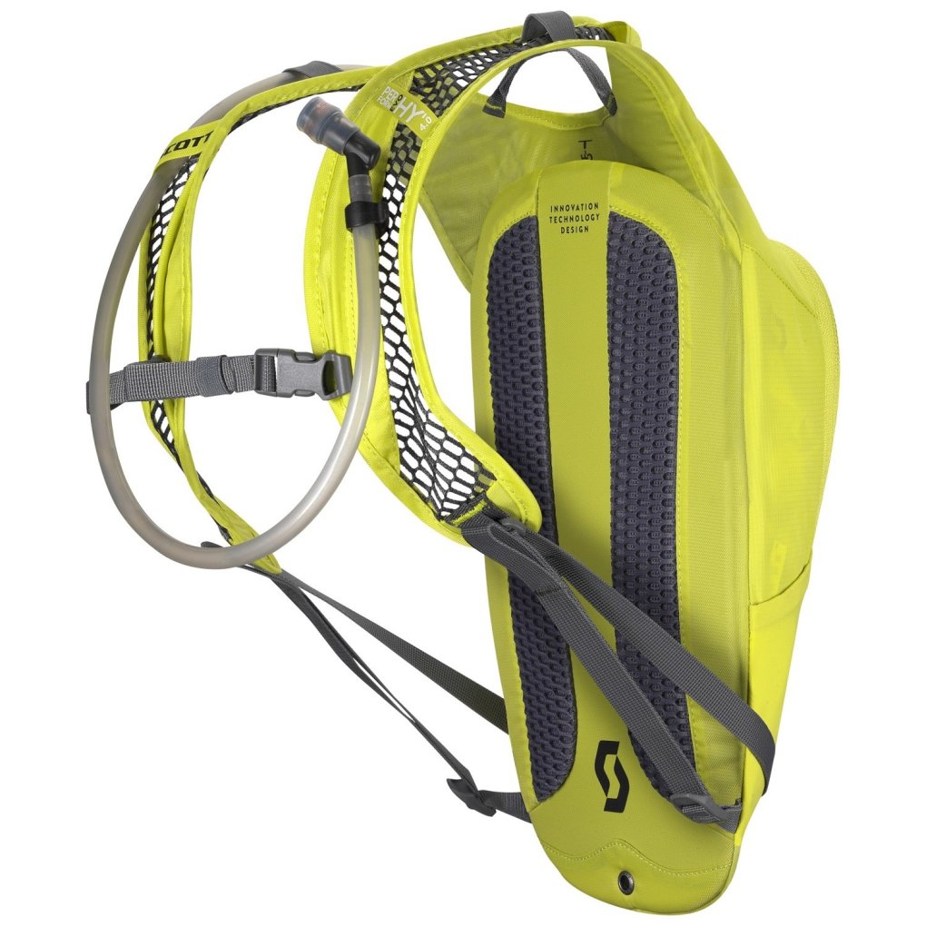 SCOTT Perform HY' 4 Backpack + Hydration Bladder - sulphur yellow