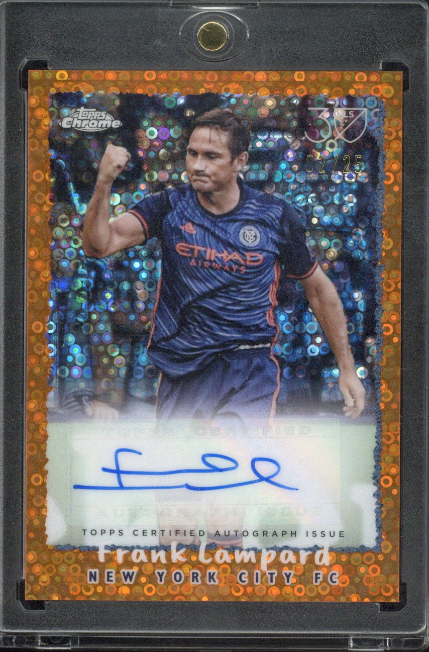 2025 Topps Chrome MLS Frank Lampard Autograph /25