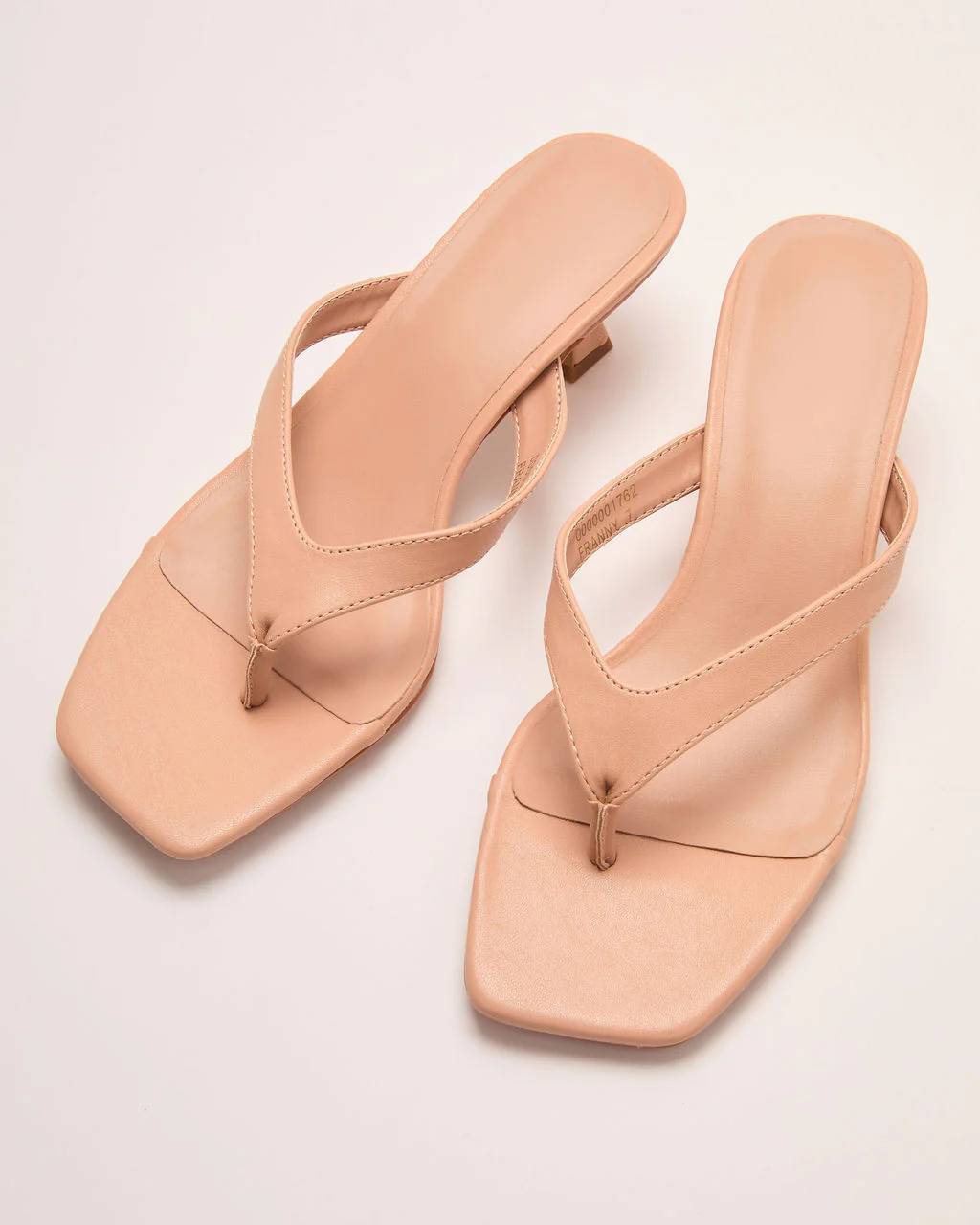 Nerina Thong Kitten Heel Sandals