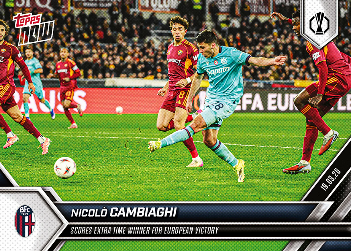 Nicolò Cambiaghi - 2025-26 UEL Topps NOW® - Card 24