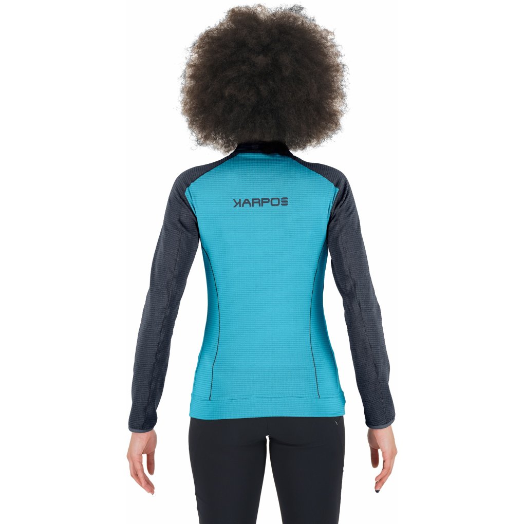 Karpos Ambrizzola Full-Zip Fleece Jacket Women - bachelor blue/ombre blue
