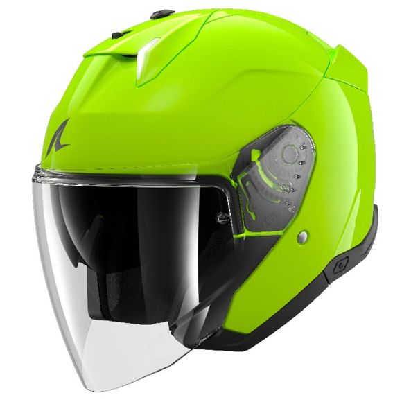 Casque jet Shark SKWAL i3 JET BLANK - VertRef : SH1766-TGG