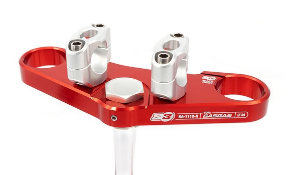 Tés de fourche S3 complet Ø39mm rouge Gas Gas Pro TechRef : SPART00040A / 1085909001