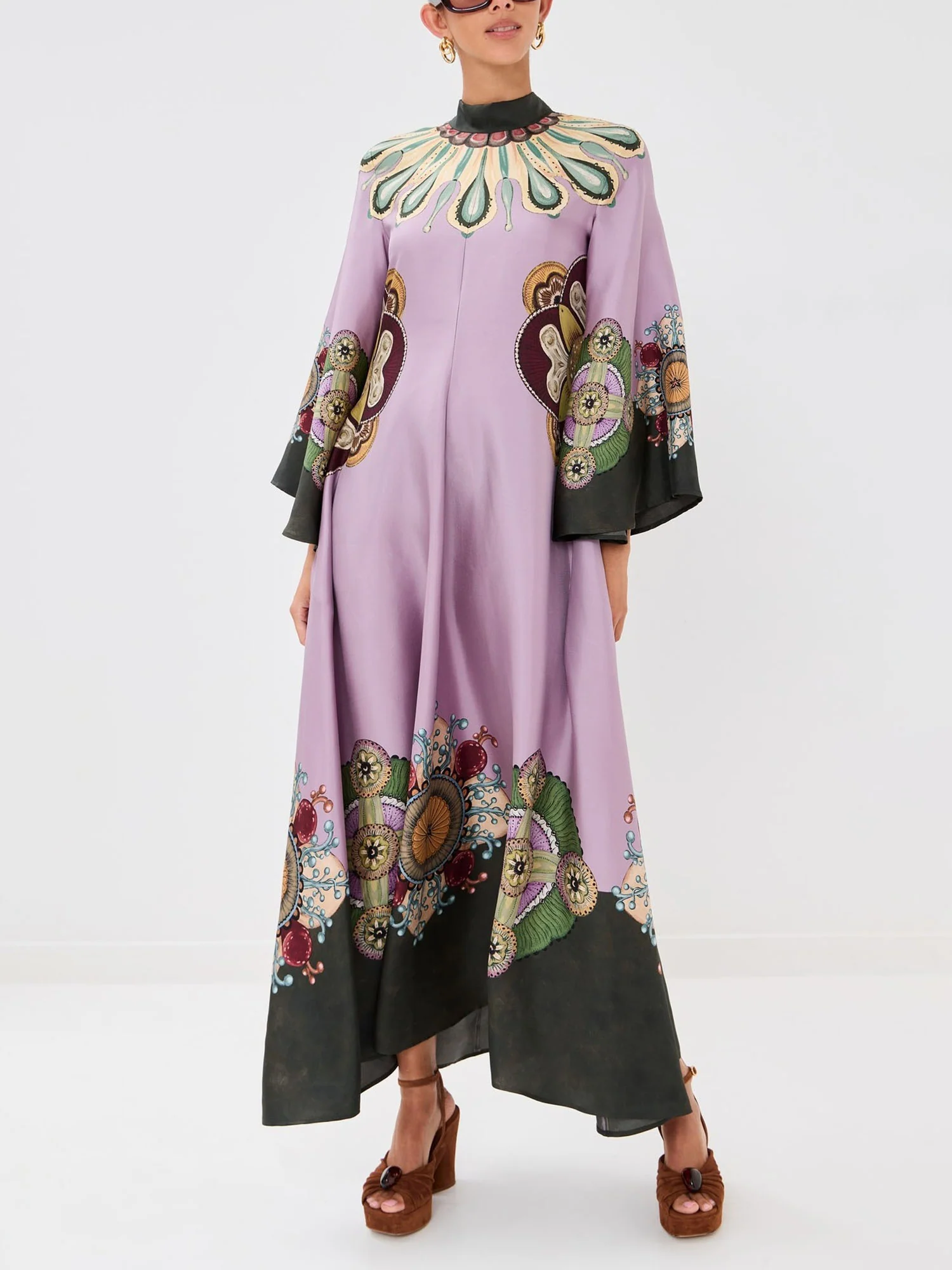 Veiled Whispers Maxi Dress